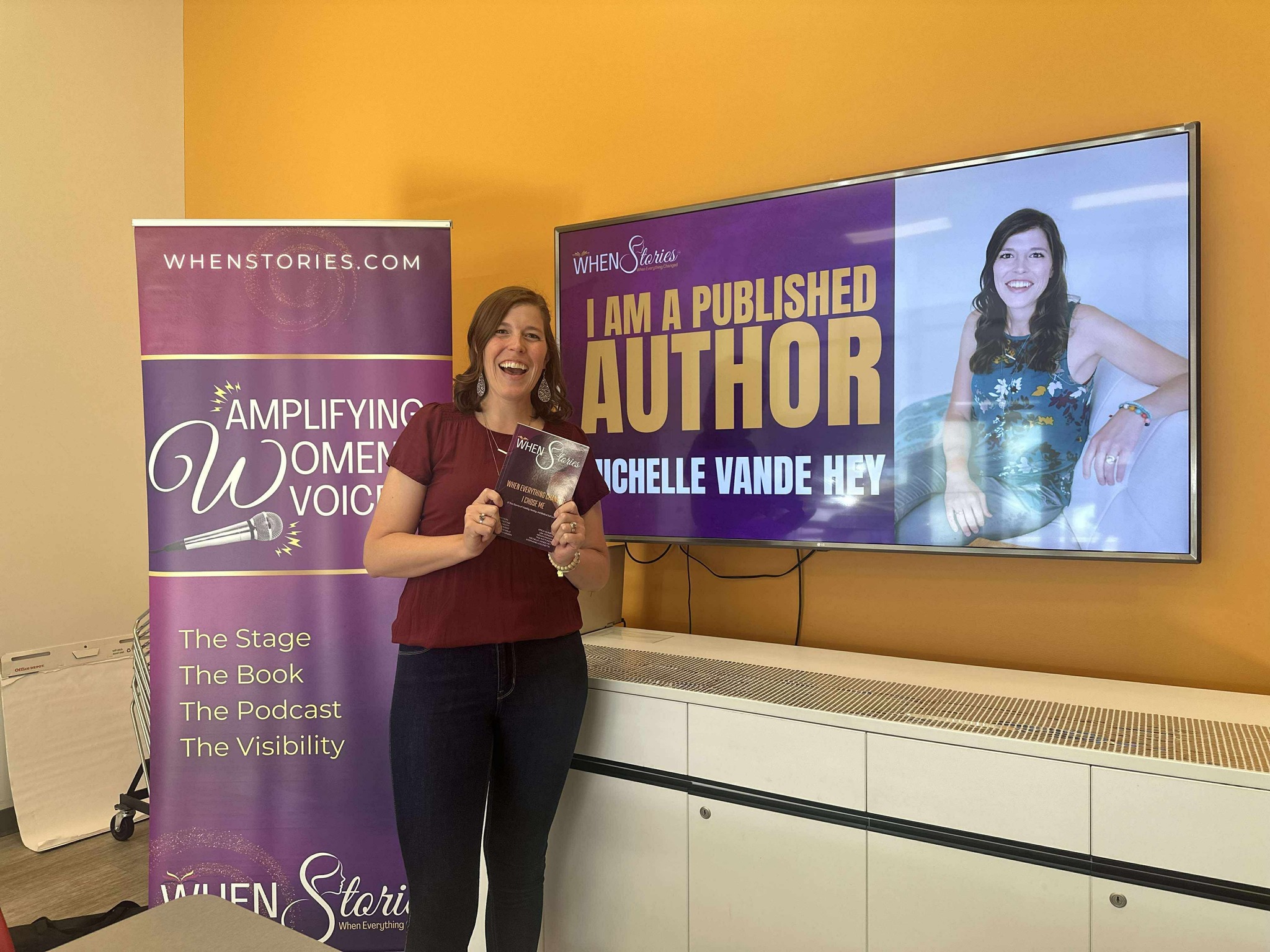 WHEN Stories co-authored published book